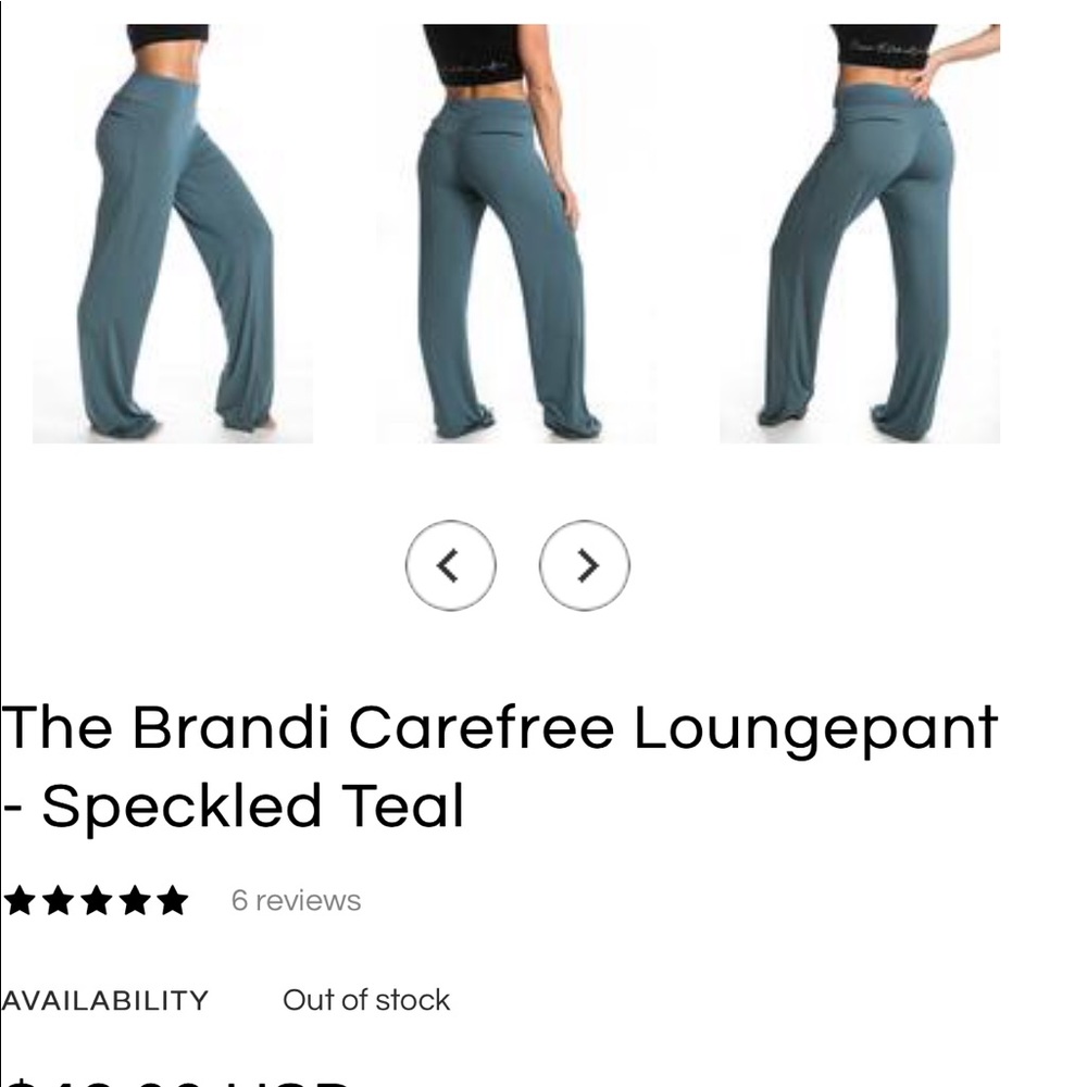 Ptula Brandie Lounge pant speckled teal